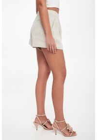 Twinset Milano - Szorty damskie lniane TWINSET. Materiał: len #4