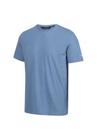 Regatta - T-shirt Męski Niska Waga Sportowy Tait. Kolor: niebieski. Sport: turystyka piesza