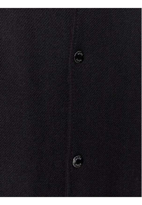 BOSS - Boss Kurtka bomber Motiver1 50499589 Czarny Regular Fit. Kolor: czarny. Materiał: wełna, skóra