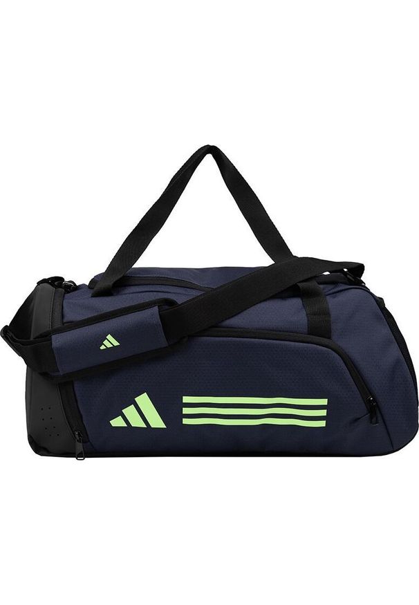 Adidas Torba sportowa Essentials 3-Stripes Duffel S granatowa (IR9821). Kolor: niebieski