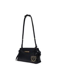 Love Moschino - LOVE MOSCHINO Torebka JC4060PP1PLL0000 Czarny. Kolor: czarny. Materiał: skórzane #6