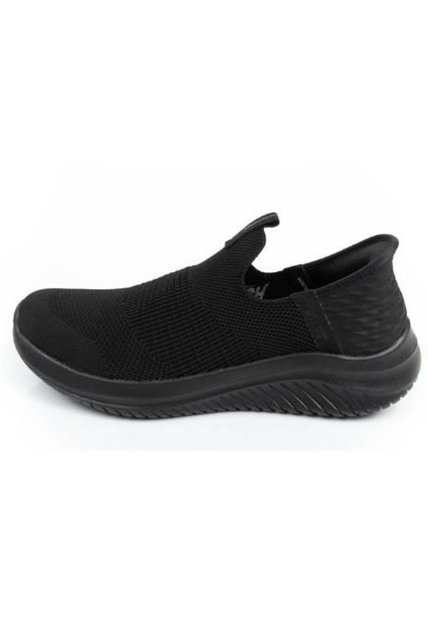 skechers - Buty do chodzenia damskie Skechers 403844LB. Kolor: czarny. Materiał: materiał, syntetyk. Szerokość cholewki: normalna. Sport: turystyka piesza