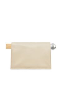 JACQUEMUS Torebka La Pochette Rond 24E233BA356-3171 Écru. Materiał: skórzane #4