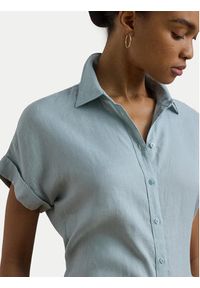 Lauren Ralph Lauren - LAUREN RALPH LAUREN Koszula 200699152054 Błękitny Relaxed Fit. Kolor: niebieski. Materiał: len #4