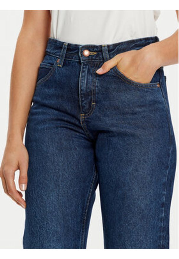 Lee Jeansy Rider Classic 112346335 Granatowy Straight Fit. Kolor: niebieski