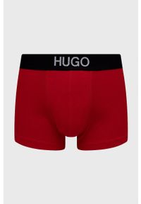 Hugo - Bokserki (2-pack) 50463407. Kolor: czerwony. Materiał: bawełna #2