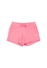 Roxy - Spodenki dresowe dla Dziewczynki SURF FEELING TERRY Różowy. Kolor: różowy. Materiał: poliester, bawełna, tkanina. Długość: krótkie. Sezon: lato. Styl: klasyczny #1