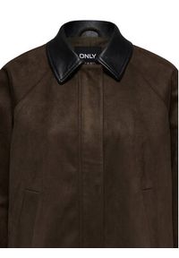 only - ONLY Kurtka z imitacji skóry Abbie 15372234 Brązowy Regular Fit. Kolor: brązowy. Materiał: skóra #2