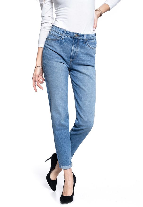 marka niezdefiniowana - LEE MOM STRAIGHT LIGHT LUNA L32ILTYX