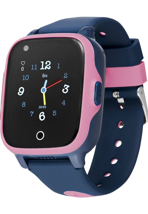 GARETT - Smartwatch Garett Kids Trendy Granatowy. Rodzaj zegarka: smartwatch. Kolor: niebieski
