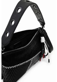 Desigual torebka kolor czarny. Kolor: czarny. Rodzaj torebki: na ramię #4