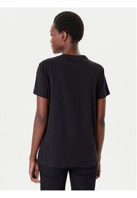 Liu Jo Sport T-Shirt TF5280 JS923 Czarny Regular Fit. Kolor: czarny. Materiał: bawełna. Styl: sportowy #5