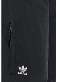 adidas Originals Spodnie H22870 damskie kolor czarny proste high waist. Okazja: na co dzień. Stan: podwyższony. Kolor: czarny. Styl: casual #3
