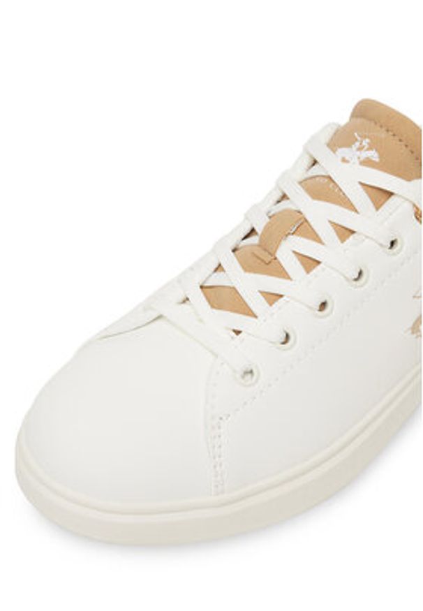 Beverly Hills Polo Club Sneakersy VSS25003W Biały. Kolor: biały. Materiał: skóra