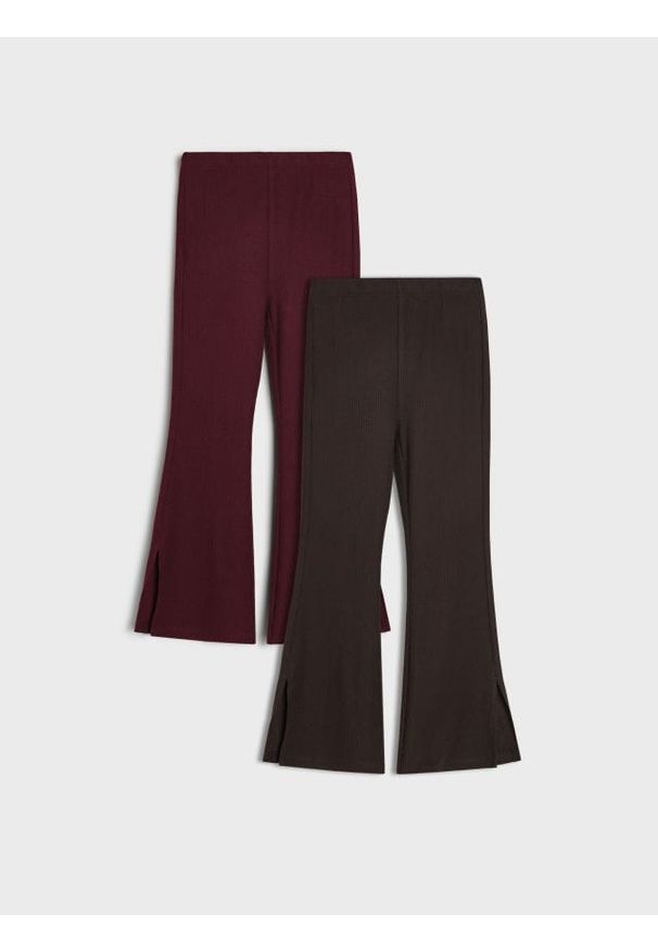 Sinsay - Legginsy flare 2 pack - wielobarwny