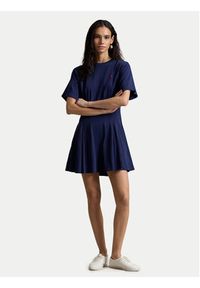 Polo Ralph Lauren Sukienka codzienna 211A96342004 Granatowy Slim Fit. Okazja: na co dzień. Typ kołnierza: polo. Kolor: niebieski. Materiał: bawełna. Typ sukienki: proste. Styl: casual #3