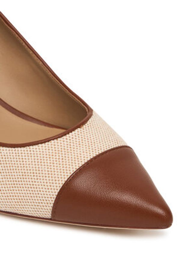 Lauren Ralph Lauren - LAUREN RALPH LAUREN Szpilki 802P10395003 Beżowy. Kolor: beżowy. Materiał: materiał. Obcas: na szpilce