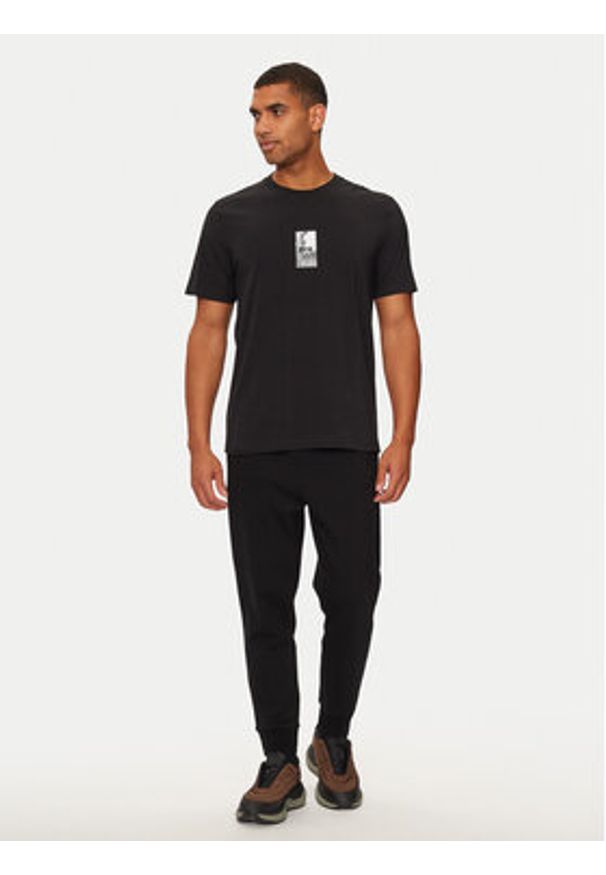 BOSS - Boss T-Shirt 50532427 Czarny Regular Fit. Kolor: czarny. Materiał: bawełna