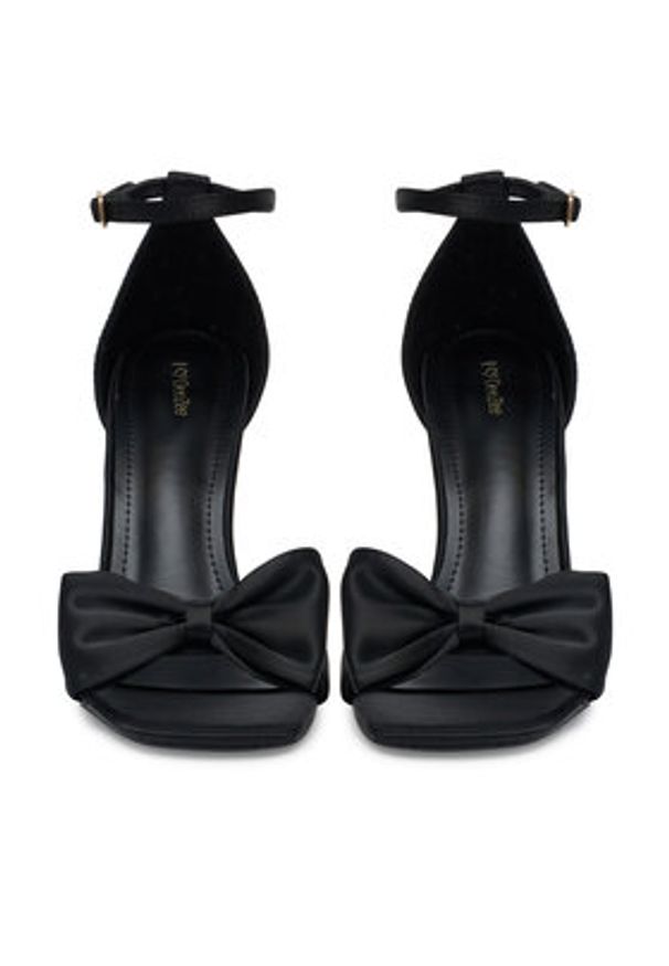 DeeZee Sandały EA6554-109 Czarny. Kolor: czarny. Materiał: materiał