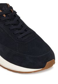 BOSS Sneakersy Vinston Runn 50563960 Granatowy. Kolor: niebieski. Materiał: skóra, zamsz #6