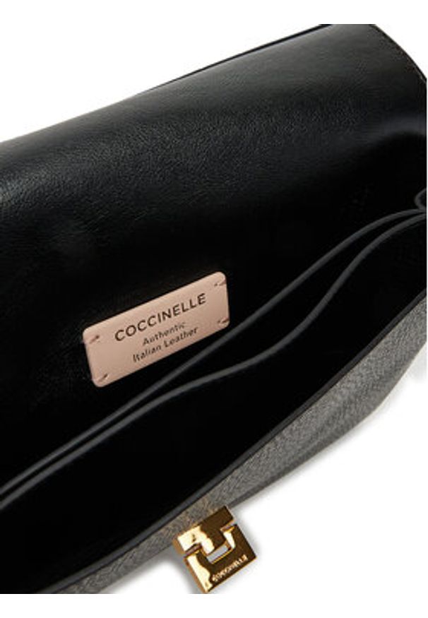 Coccinelle Torebka E1 ND8 12 08 01 Czarny. Kolor: czarny. Materiał: skórzane