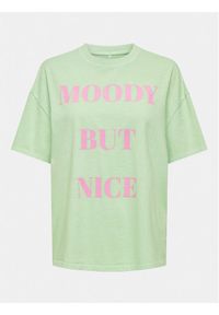 only - ONLY T-Shirt Rilly 15316994 Zielony Regular Fit. Kolor: zielony. Materiał: bawełna