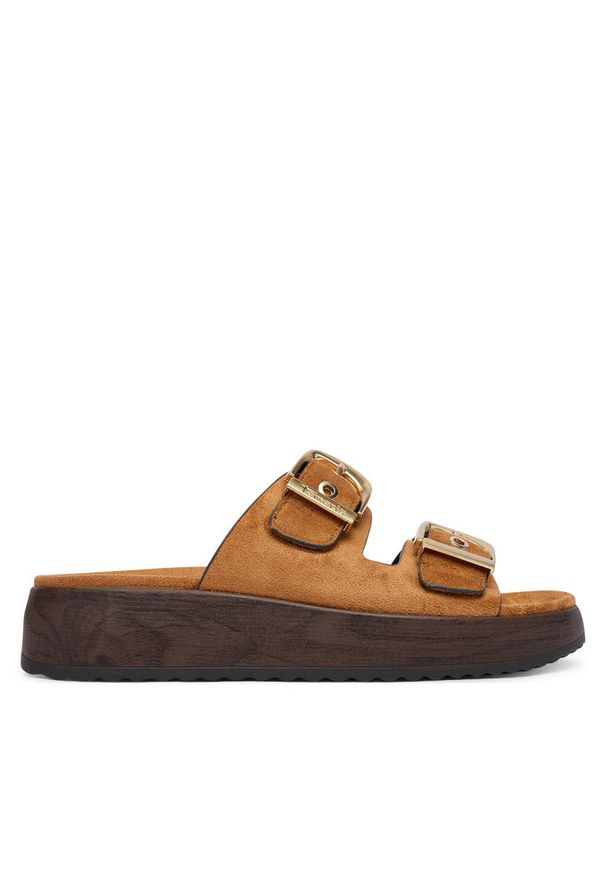 Japonki Tamaris. Kolor: brązowy