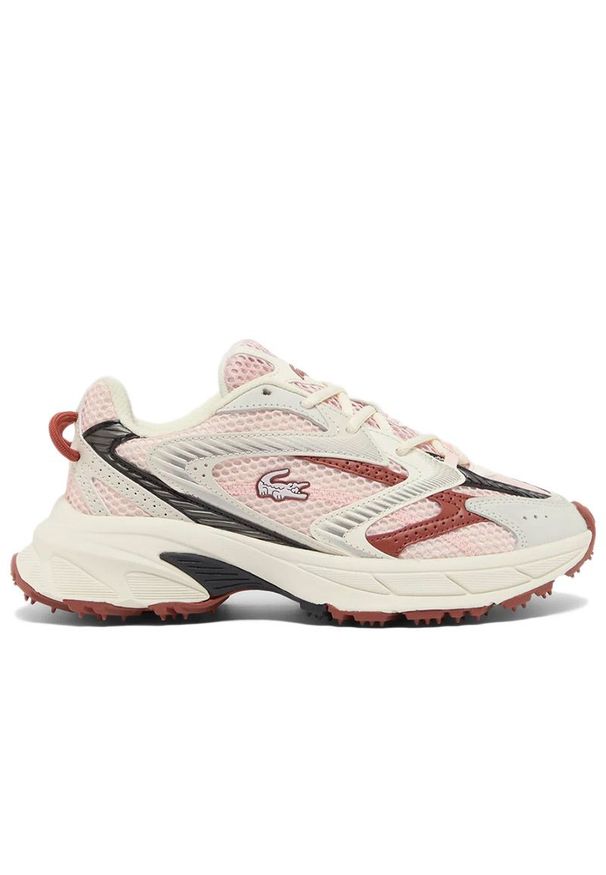 Buty damskie Lacoste L003 Neo Shot 225 3 SFA 750SFA0122-2E5 - multikolor. Kolor: wielokolorowy. Materiał: tkanina, syntetyk, materiał, poliester, skóra, guma. Szerokość cholewki: normalna