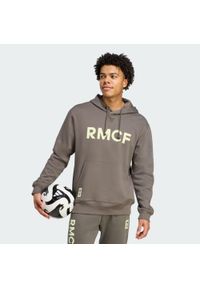 Adidas - Bluza z kapturem Real Madrid Seasonal. Typ kołnierza: kaptur. Kolor: zielony, szary, wielokolorowy. Sport: piłka nożna #1