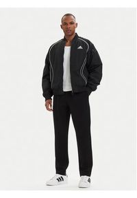 Adidas - adidas Kurtka bomber adicolor Teamgeist KC8358 Czarny Loose Fit. Kolor: czarny. Materiał: syntetyk #6