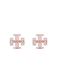 Tory Burch Kolczyki 177397 Różowy. Materiał: ze stali, ze stali nierdzewnej. Kolor: różowy #1