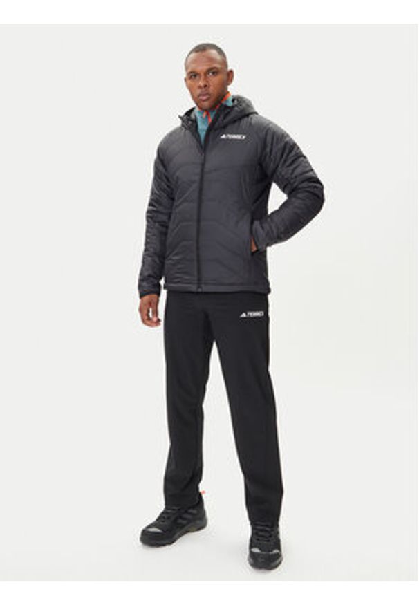 Adidas - adidas Kurtka outdoor Terrex Multi IM7683 Czarny Regular Fit. Kolor: czarny. Materiał: syntetyk. Sport: outdoor