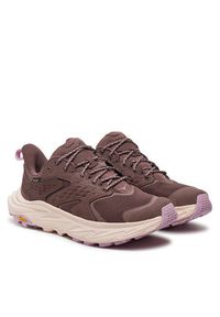 HOKA - Hoka Trekkingi Anacapa 2 Low GTX GORE-TEX 1142830 Bordowy. Kolor: czerwony. Materiał: materiał #6