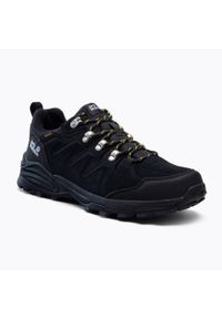 Buty trekkingowe męskie Jack Wolfskin Refugio Texapore Low. Kolor: żółty, wielokolorowy, szary, czarny #1