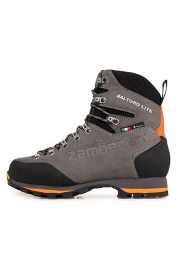 Zamberlan Trekkingi 1110 Baltoro Lite Gtx GORE-TEX Szary. Kolor: szary. Materiał: skóra, zamsz. Technologia: Gore-Tex. Sport: turystyka piesza