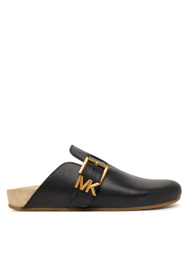 MICHAEL Michael Kors Klapki Greer 40T6GRFP1L Czarny. Kolor: czarny. Materiał: skóra