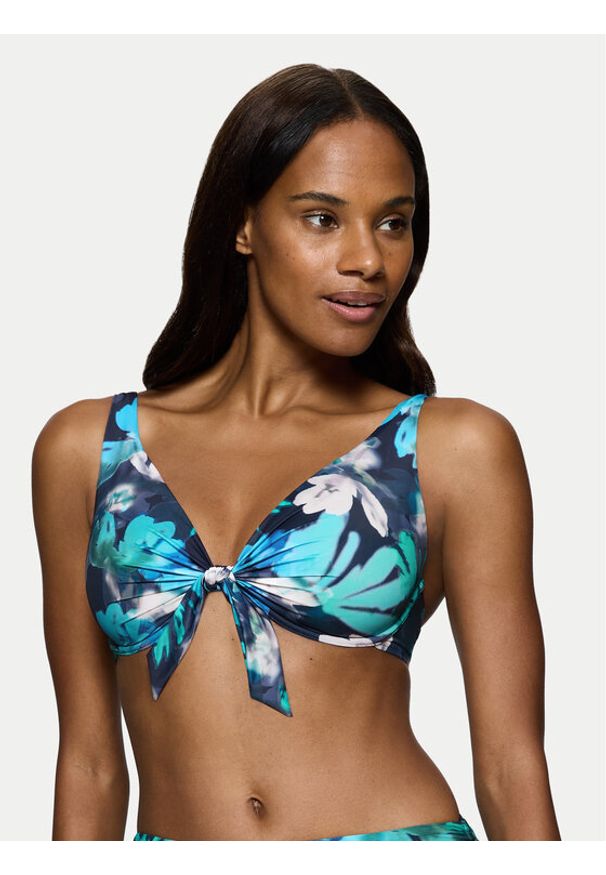Triumph Góra od bikini Summer Fleur 10222300 Niebieski. Kolor: niebieski. Materiał: syntetyk