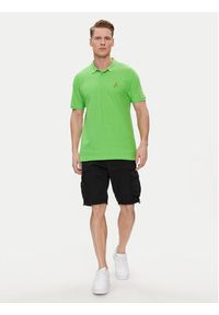 Brave Soul Polo MPS-149IMAIB Zielony Straight Fit. Typ kołnierza: polo. Kolor: zielony. Materiał: bawełna #3