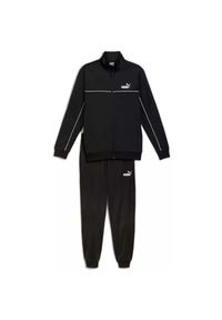Puma - Męski dres z wypustką PUMA Black. Kolor: czarny. Materiał: dresówka. Sport: fitness #1