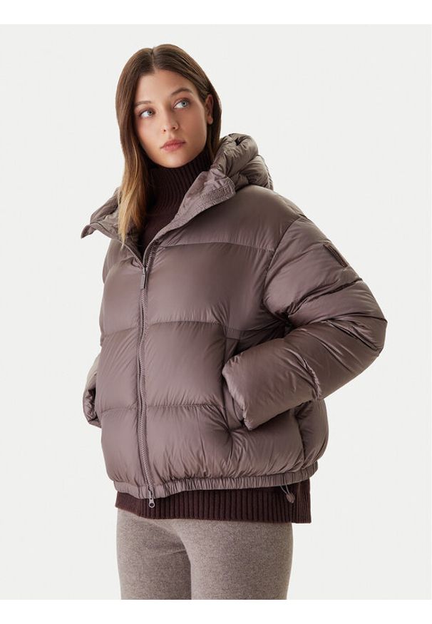 Bomboogie Kurtka puchowa Riga JW8139TDLC5 Brązowy Regular Fit. Kolor: brązowy. Materiał: syntetyk