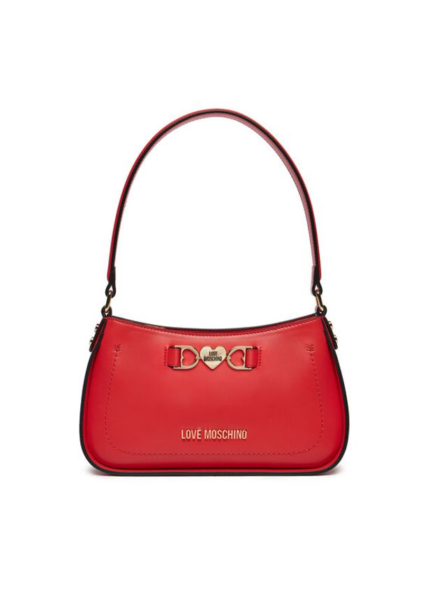 Love Moschino - LOVE MOSCHINO Torebka JC4062PP1ML1150A Czerwony. Kolor: czerwony. Materiał: skórzane