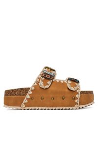 DeeZee Klapki LB-P1684 Brązowy. Kolor: brązowy. Materiał: syntetyk, materiał