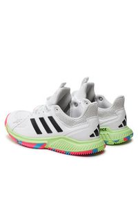 Adidas - adidas Buty halowe Court Flight IE0840 Biały. Kolor: biały. Materiał: materiał #4