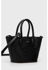 Polo Ralph Lauren Torebka skórzana 428791394009 kolor zielony. Kolor: zielony. Materiał: skórzane #3