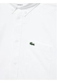 Lacoste Koszula CJ5296 Biały Regular Fit. Kolor: biały. Materiał: bawełna