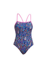 FUNKITA - Strój pływacki jednoczęściowy damski Funkita Single Strap One Piece. Kolor: wielokolorowy