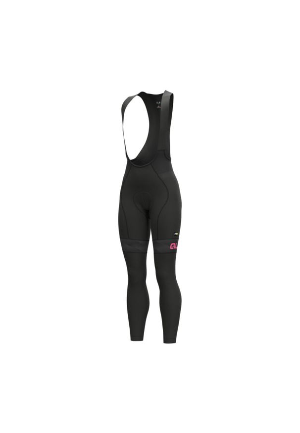 ALÉ CYCLING - Spodnie rowerowe damskie Alé Mild nero. Kolor: czarny, czerwony, wielokolorowy. Sport: kolarstwo