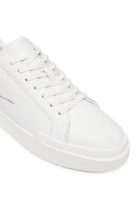 Calvin Klein Sneakersy Chunky Cupsole Laceup Lth YM0YM01344 Biały. Kolor: biały. Materiał: skóra #4