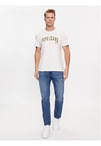Pepe Jeans T-Shirt Ronell PM508707 Biały Regular Fit. Kolor: biały #3
