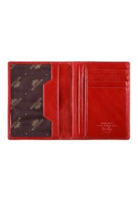Wittchen - Etui na dokumenty skórzane z kieszenią czarne. Kolor: czerwony. Materiał: skóra #4